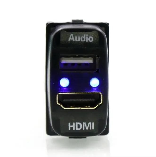 Автомобильный USB аудио вход зарядное устройство с HDMI разъем использовать для Mitsubishi, ASX, Lancer, Outlander, Pajero, Zinger, Fortis, Soveran