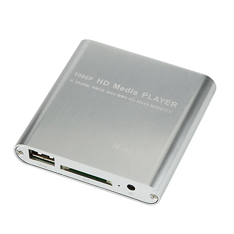  HDD reproductor Multimedia Full HD 1080P externo USB reproductor de medios con SD HDMI Media TV Box