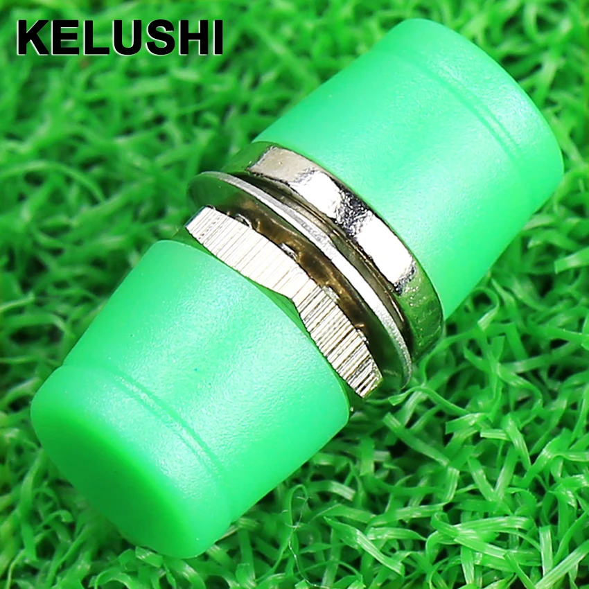 

KELUSHI 10pcs FC AP C Fiber Coupler, FC-FC Fiber Optic Connectors/ Adapter ,FC Green Hat Adapter Flange for Telecommunication