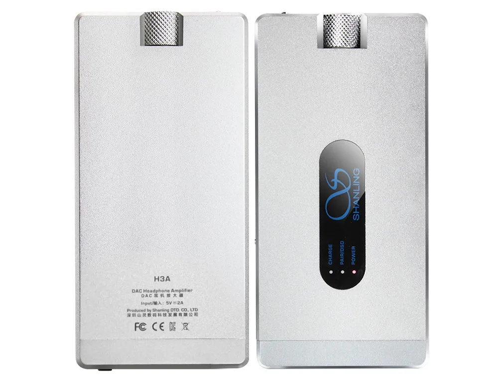 SHANLING H3A HiFi Bluetooth Wireless Portable Headphone Amplifier Support Android OTG DSD DAC