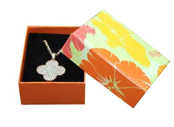 

OEM LOGO Free shipping wholesale 50pcs/lot 8.5*6.5*3.5cm Jewelry Packing Gift Box 800g paper for necklace pendant earring finger