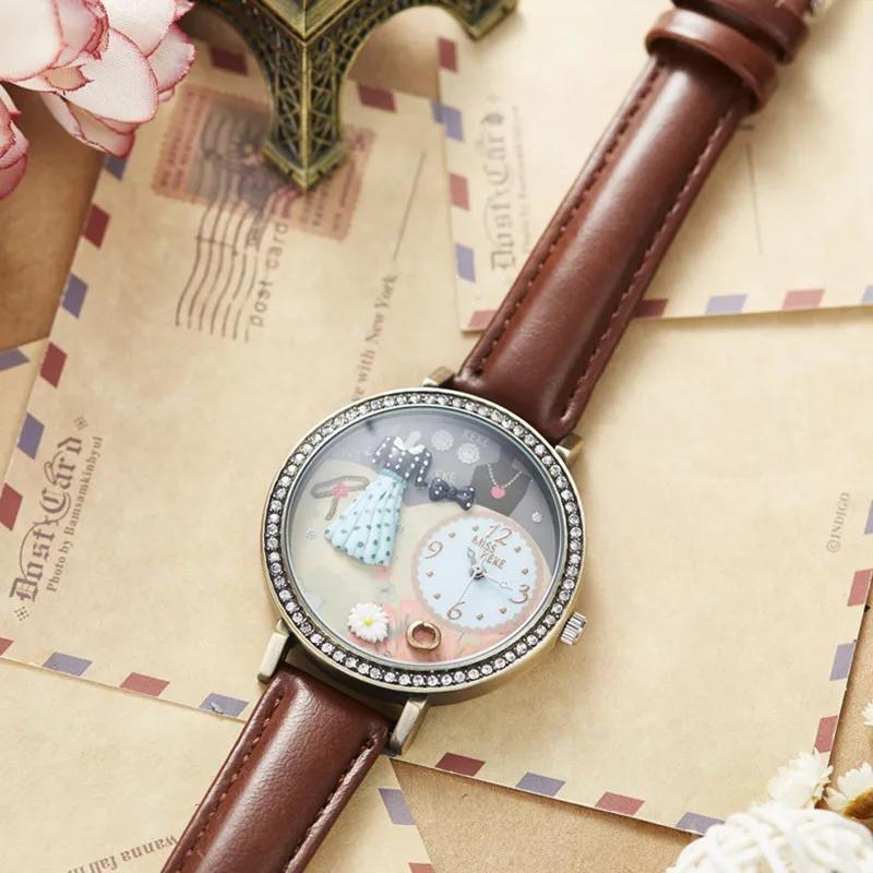 Miss Relogio 671 Wristwatches Cute Ladies 4