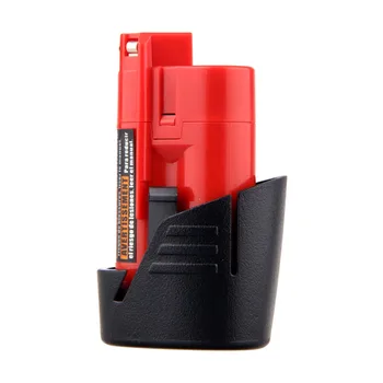 

ELE ELEOPTION Power Tool Battery For Milwaukee M12 12V 2000mAh Li-ion Lithium Rechargeable Spare Battery 48-11-2401