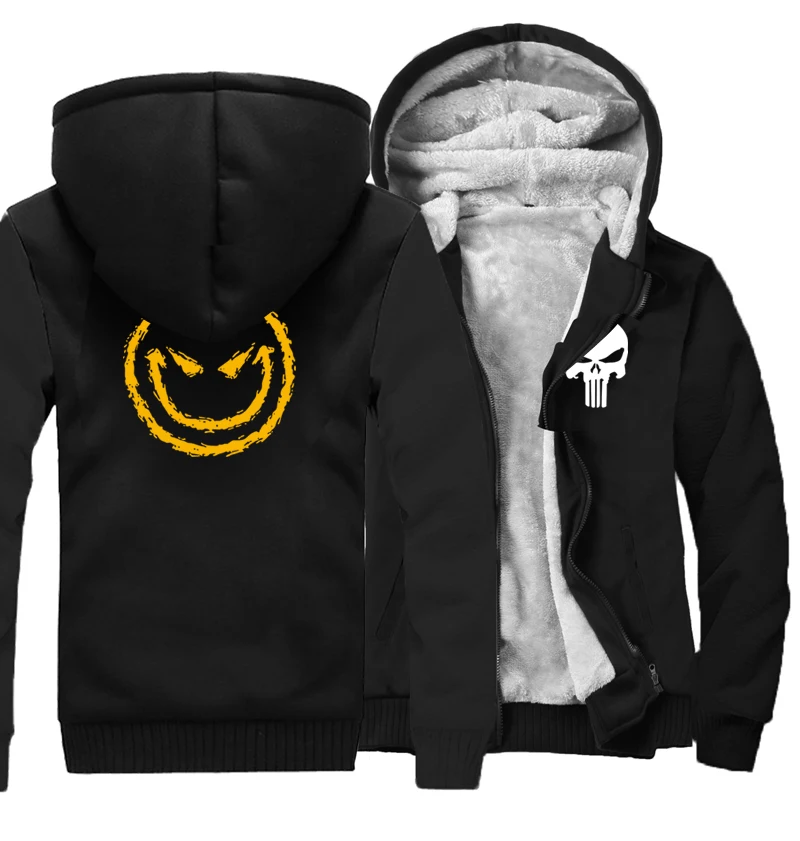 New Fashion Men's Hoodies 2017 Hot Sale Thick Hoody High Quality Sweatshirt Print Evil Smiley Hip Hop Skull Tracksuits Hoodie New Fashion Men's Hoodies 2017 Hot Sale Thick Hoody High Quality Sweatshirt Print Evil Smiley Hip Hop Skull Tracksuits Hoodie