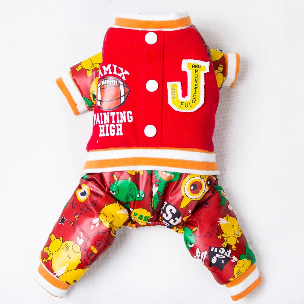 limited rappers with puppies winter clothes hip hop style stitching cotton clothes for dogs clothing pet limited rappers with puppies winter clothes hip hop style stitching cotton clothes for dogs clothing pet