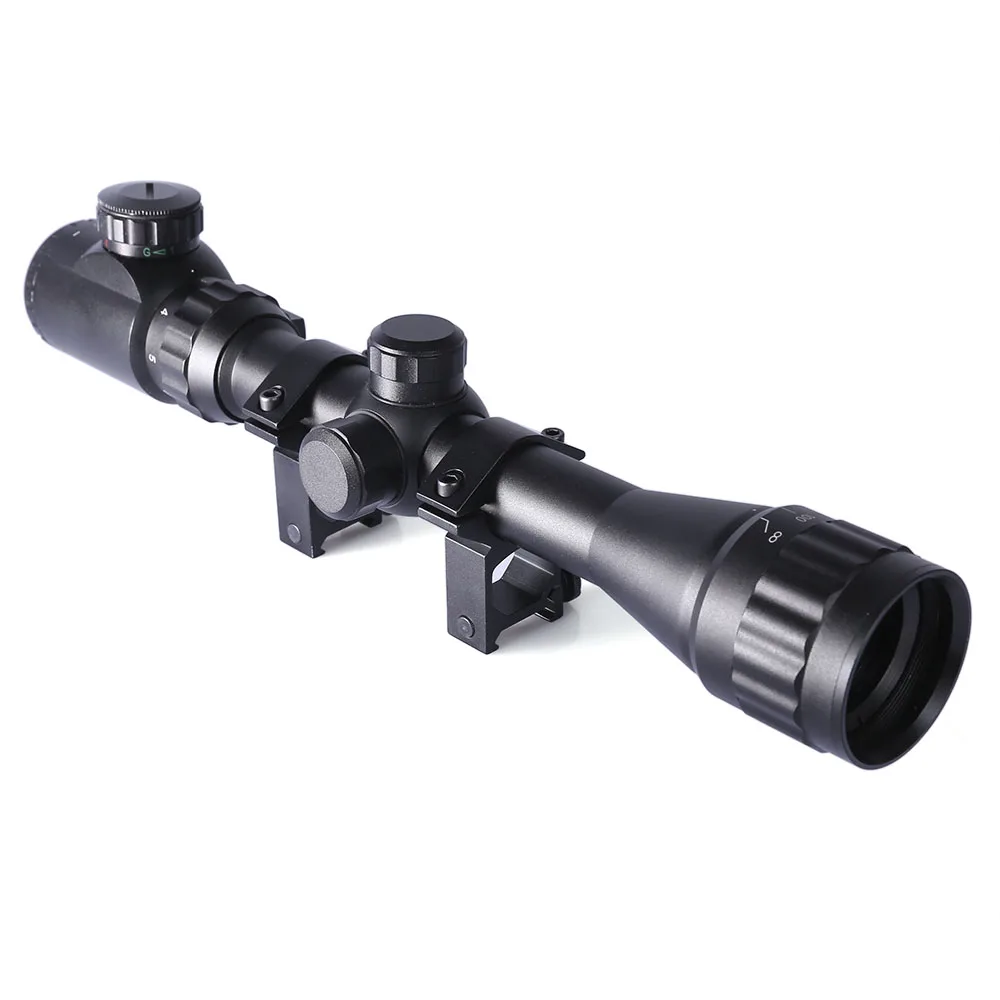 

Tactical 3 - 9 x 32AOEG Outdoor Compact Riflescopes Sports Rangefinder Reticle Hunting Scopes With 20mm Rail Mounts Riflescopes