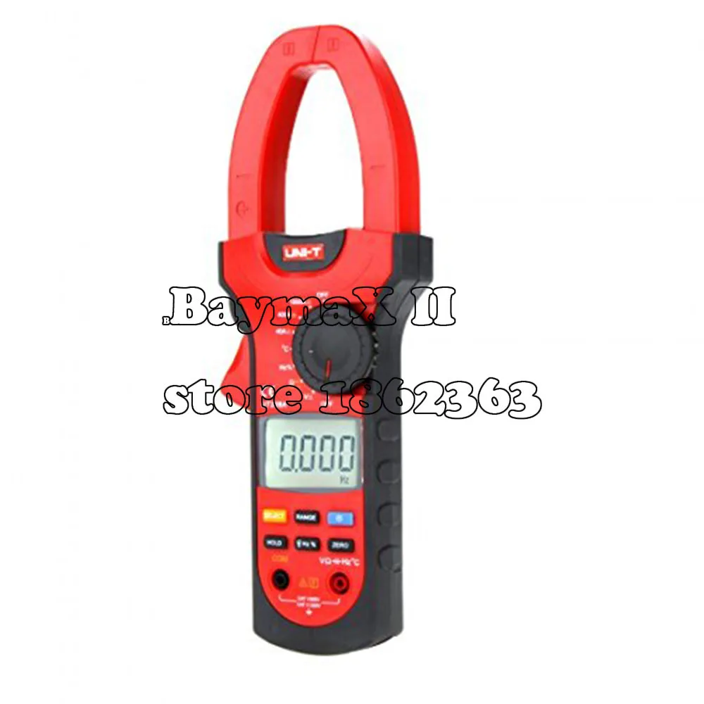 

UNI-T UT208A Digital Clamp Meter Multifunction Auto Range Multimeter AC/DC Voltage Current Temperature Tester DMM