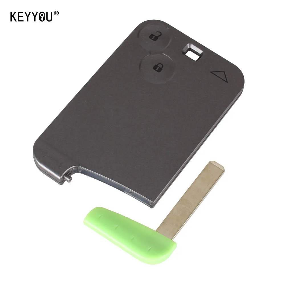 glow plugs KEYYOU New Replacement 2 Button Remote Key Card Shell Case Smart Card Key Case For RENAULT Laguna denso spark plugs