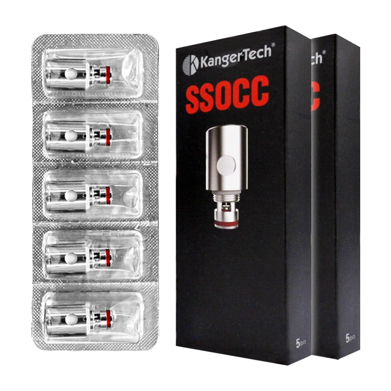 KangerTech SSOCC NiCr 1 5 Ом сменная катушка 10 штук для Kanger Subtank Toptank Subvod Protank-4 небокс K-поцелуй