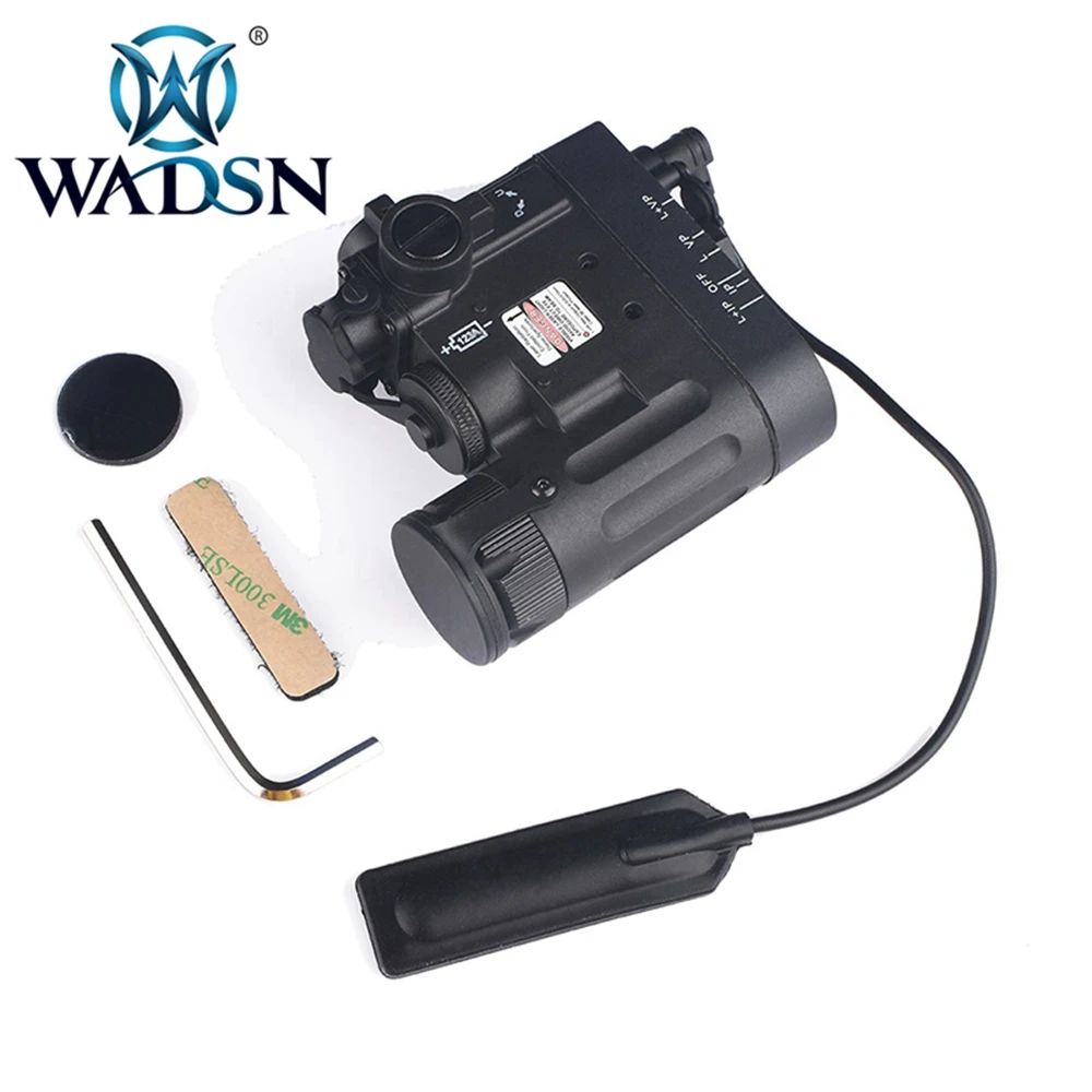 WADSN Surefir M600C Tactical Flashlight Softair DBAL-D2 RED Laser IR lazer Double Control Switch Airsoft Hunting Weapon Lights