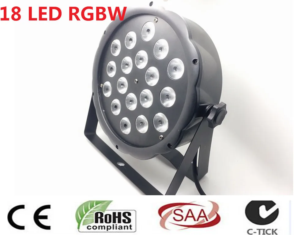 

Luci LED Par RGBW 4IN1 Sottile Par Led Fascio di Luce 40 Gradi AC110V-DMX 512 8 Canali Par Cans