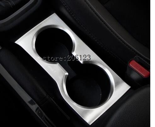 

FIT FOR 2014-2017 For Hyundai ix25 (creta) ABS Gear shift Panel Frame Decoration + Water Cup Holder Cover Trim Modling Garnish