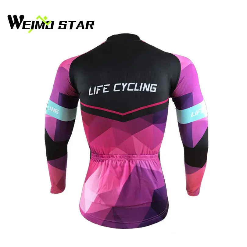 فريق weimostar outdoor الرياضة الدراجة روبا ciclismo الرجال الدراجات جيرسي الأعلى دراجات كم طويل وتتسابق سترات S-4XL