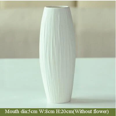 TANGPIN Европейская мода керамическая ваза для цветов, фарфоровые вазы украшения, ВАСО для украшения дома Современная, Настольная Ваза - Цвет: Without flower