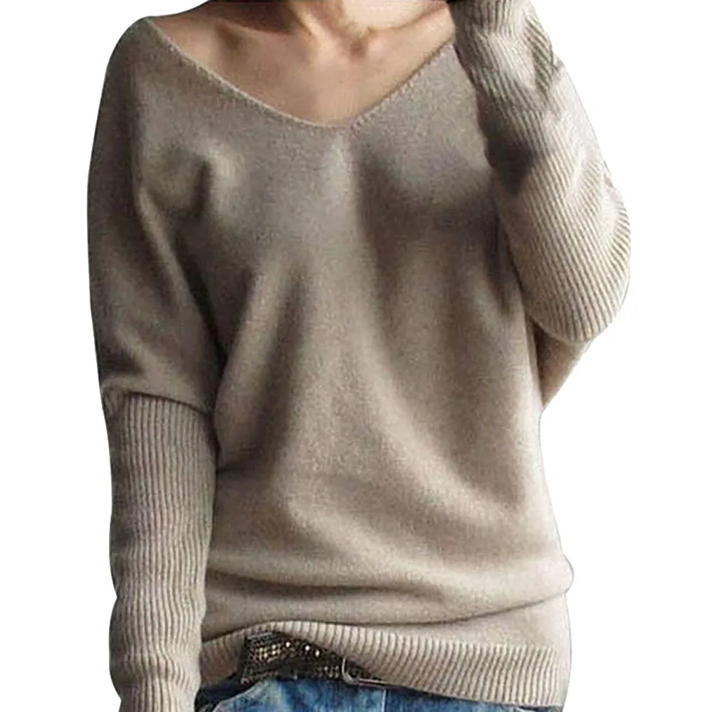 SAGACE, свободные, длинные, v-образный вырез, вязанные, женские свитера и пуловеры, топы, блуза, высокое качество, женский пуловер, свитер, корейский стиль