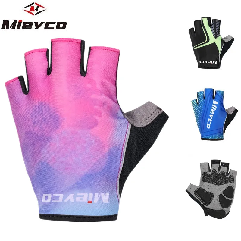 

Bicycle Gloves Anti-slip Men Women Cycling Gloves Summer Bicycle Anti-shock Sports Glove Gel Pad Half Finger MTB Bike Fitness