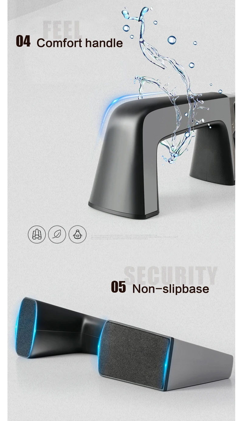 Kitchen Tools Stainless Steel Knife Sharpener Household Non-Slip Knife Slicker Professional Sharpener Fura Knife Spyderco WZO004