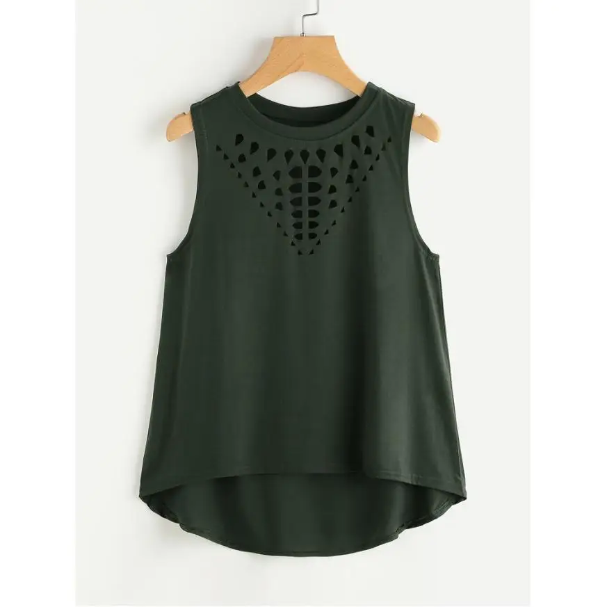 

feitong Tank Top for Women 2018 sleeveless loose tank top women summer sexy tanks tops female haut femme summer tops women