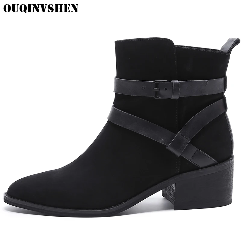 boots with square heel