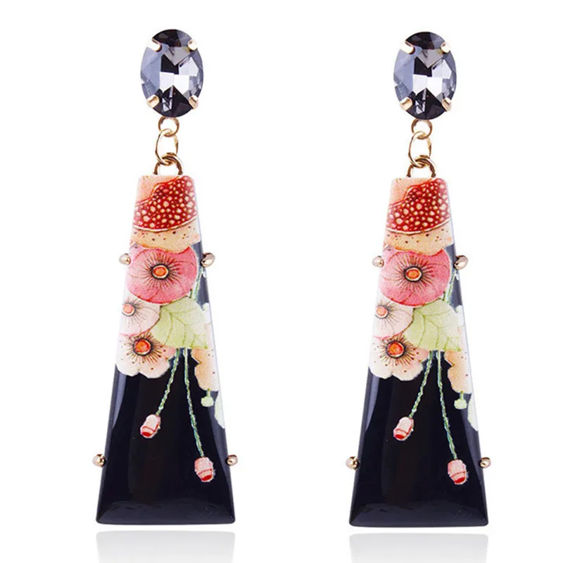 Sleepylady Trendy Acrylic Geometric Drop Dangle Earrings For Women Long