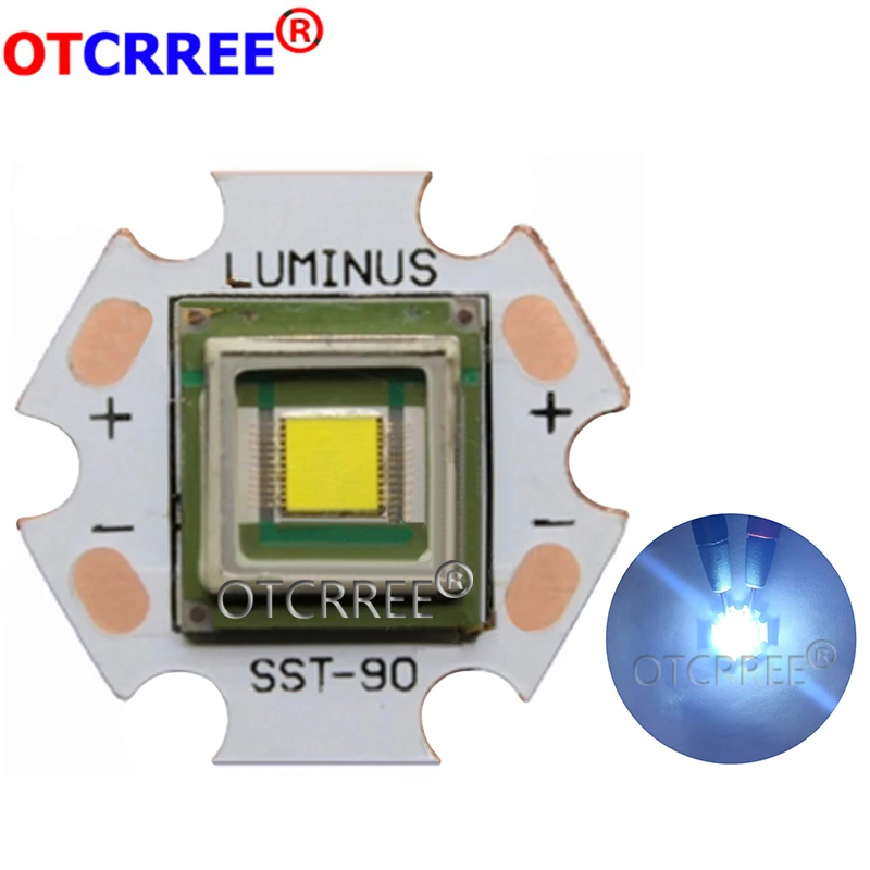 1 шт., светильник Luminus SBT-90 SBT90 45 Вт, высокая мощность, светодиодная лампа, Красный/холодный белый диод, сценический светильник, фитиль, проектор, медицинский источник