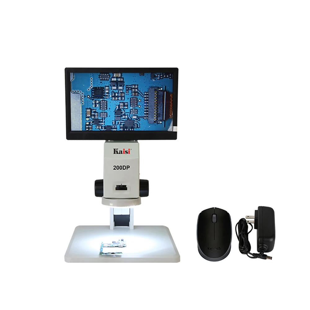 Industrial LCD Display Electronic Microscope Zoom 10 Inch 1080P HDMI