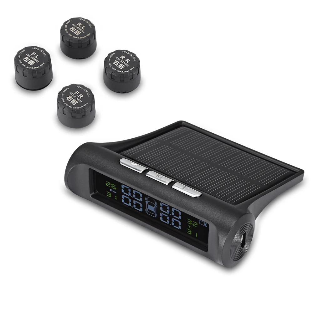 

Zeepin YMH-T01 Car Tire Pressure Monitoring System With 4 External Tire Pressure Sensors Diagnostic Tool For Universal Cars
