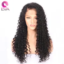 Full Lace Human Hair Wigs For Women Pre Plucked With Baby Hair Brazilian Remy Hair Glueless Curly Wig Bleached Knots Eva Hair