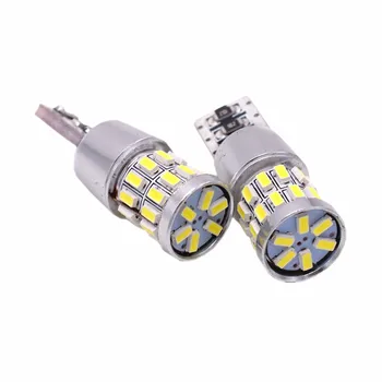 

2PCS W5W 168 147 192 T10 3014 30SMD Canbus No Error Free T10 Car Led Clearance Light License Plate Light Instrument lights white