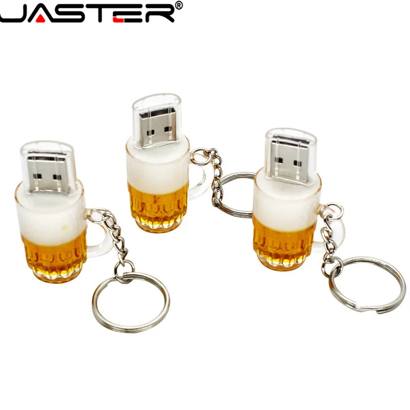Новое поступление usb флеш накопитель JASTER в виде пивной чашки 4 ГБ 8 16 32 100% реальная
