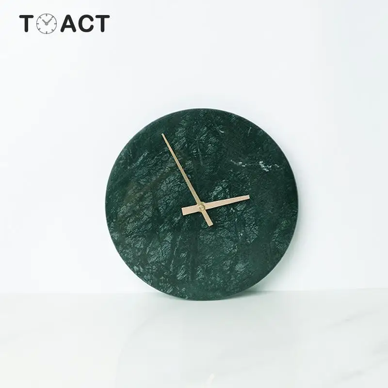 

Nordic Marble Wall Clock Minimalist Art Clocks Europe Personality Kitchen Wall Watch Modern Design Living Room Bedroom Decor