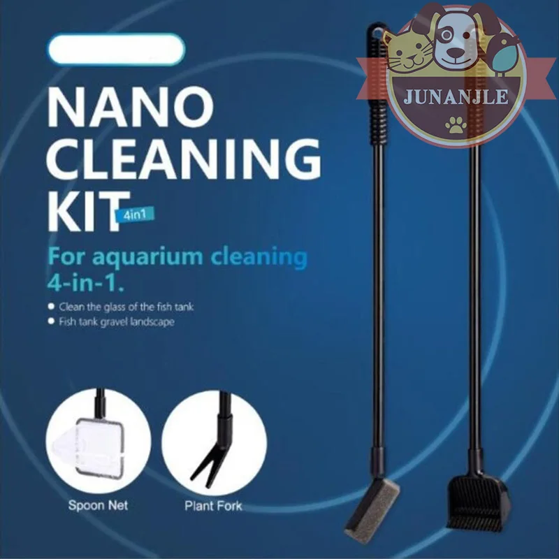 JU Small Fish Tank Brush Acrylic Cleaning Brush Fish Tank Cleaning Tool