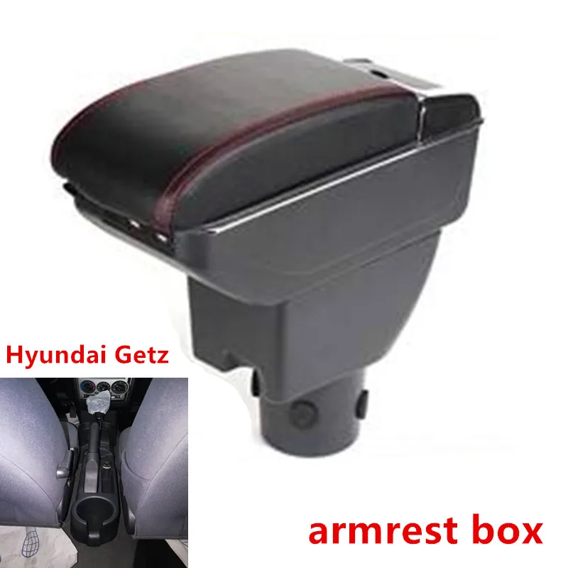 

For Hyundai Getz armrest box Hyundai Getz car Universal Central armrest storage box Cup Ashtray modification accessories