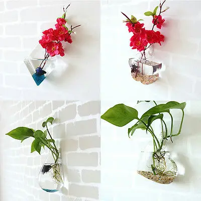 

New Style Hanging Flower Pot Glass Ball Vase Terrarium Wall Fish Tank Aquarium Container Drop Shipping