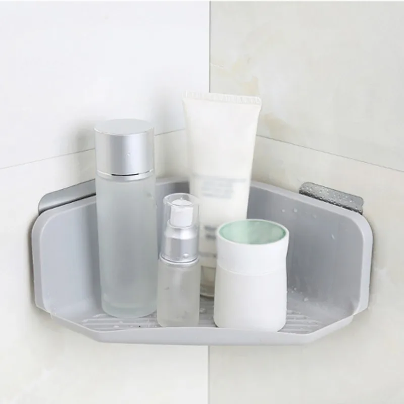 Plastic Bathroom Corner Shelves Wall Hanging Corner Shelf Shampoo