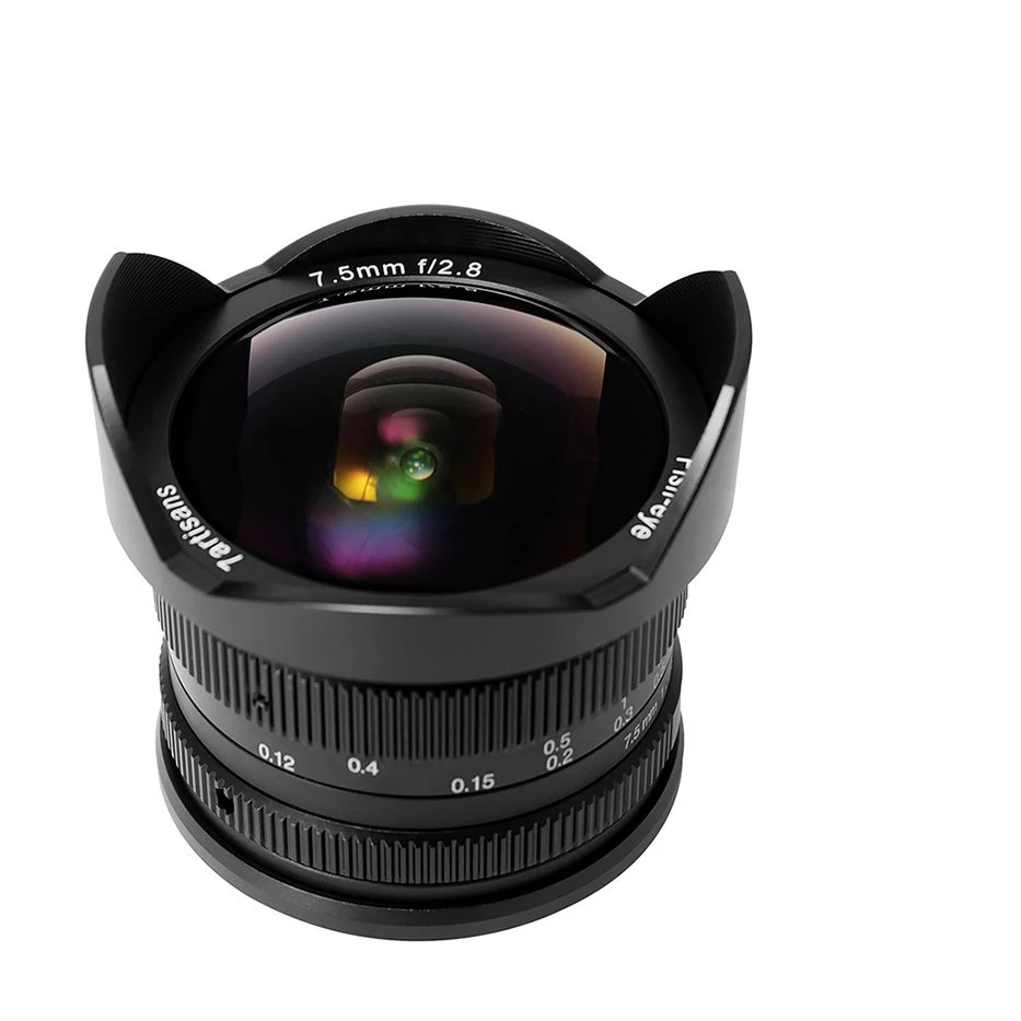 

7artisans 7.5mm f2.8 Fisheye Lens APS-C Manual Fixed Lens For E Mount Canon EOS-M Mount Fuji FX Mount
