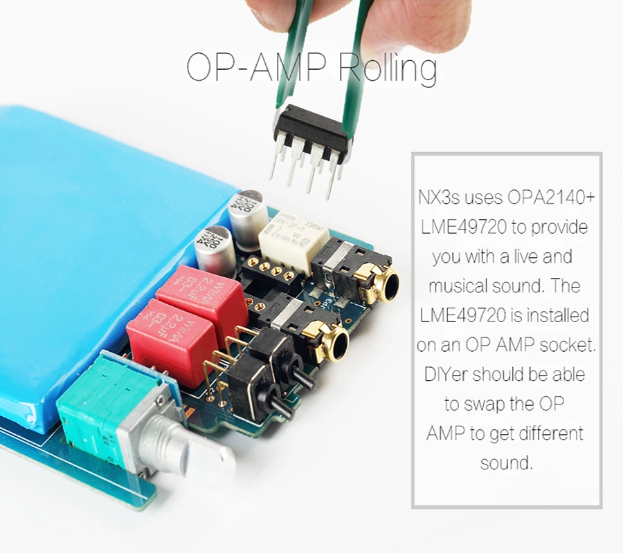 Topping NX3s portable headphone amplifier opa2140 lme49720 Mini 3.5mm dac amp topping nx3