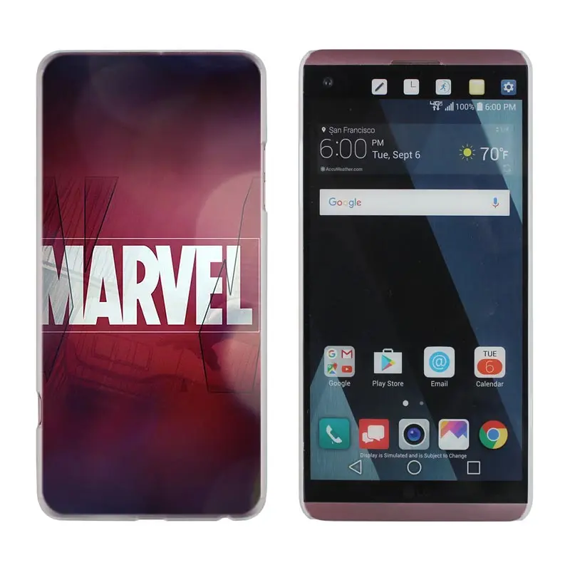 С героями комиксов Марвел, чехол для телефона для LG Q6 в G7 G6 G5 G4 G3 V30 V20 K8 K8 K10 K10 K8 стилус STYLO 3 M700 крышка