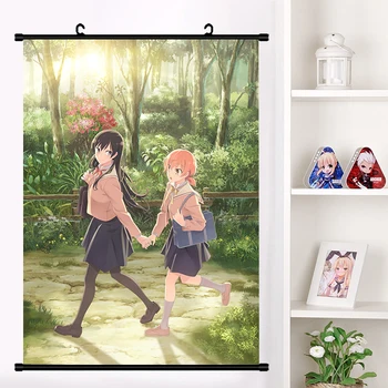 

Japanese Anime Bloom Into You Koito Yuu Nanami Touko Saeki Sayaka Wall Scroll Poster Wall Hanging Poster Home Decor Collection