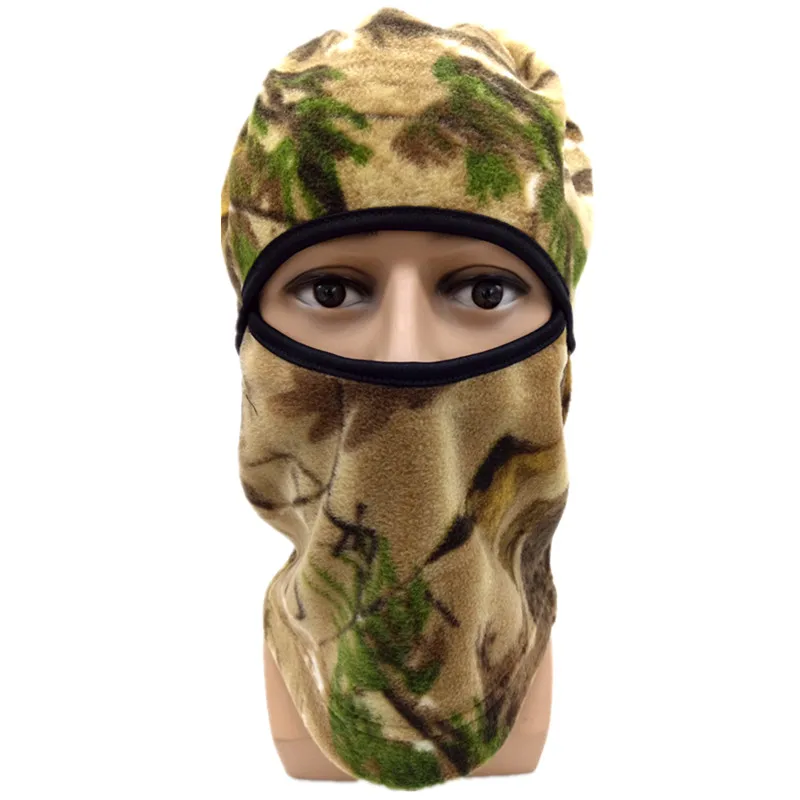 

Fleece Balaclava Headgear Warm Camo Mask Hunting Fishing Motorbikes Snowmobile Scarf Free Shipping