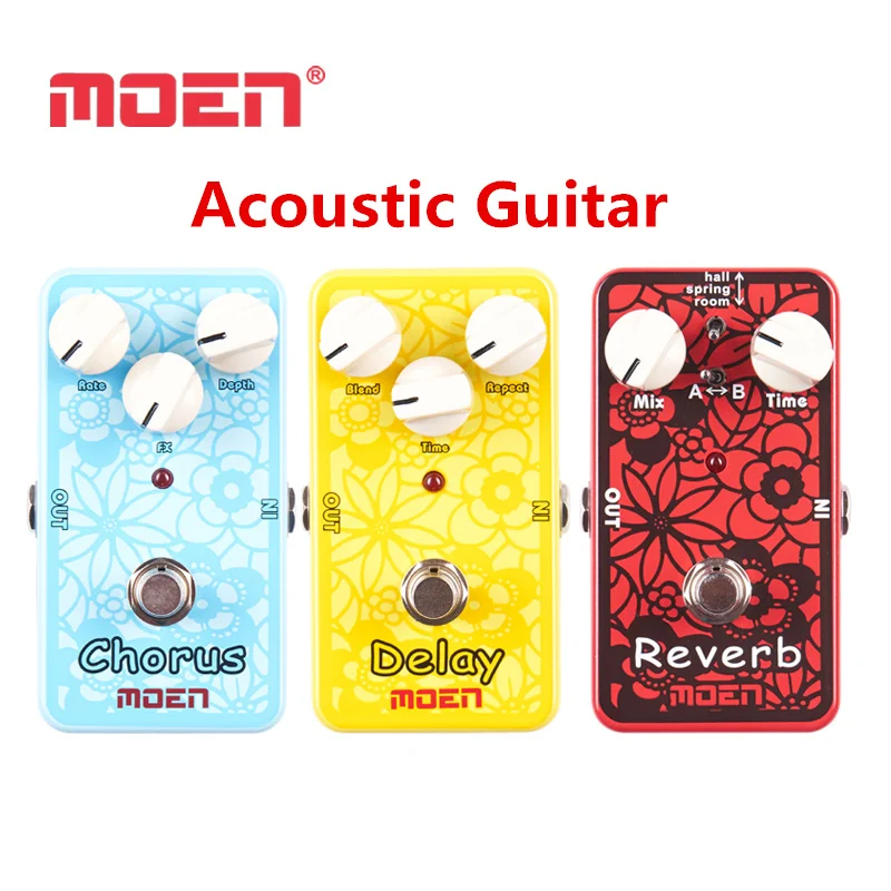 

Acoustic Guitar Dedicated Effects Stompbox Pedal Dedicated Moen Multi Voice Chorus Video Recording Delay Chorus Reverb