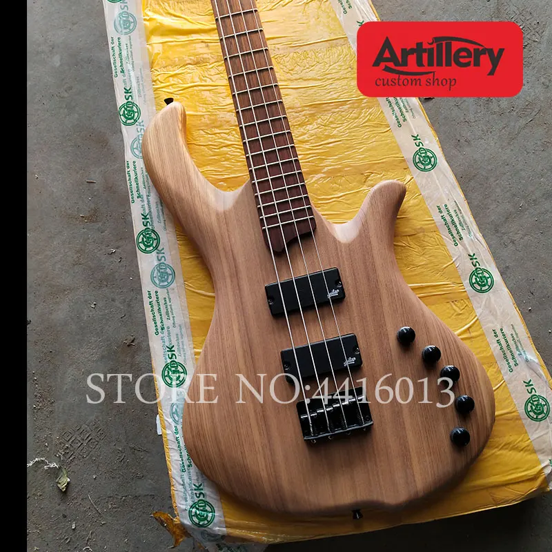 

Top quality factory custom Mayones bass 4 strings mahogany body and mahogany neck musical instument shop