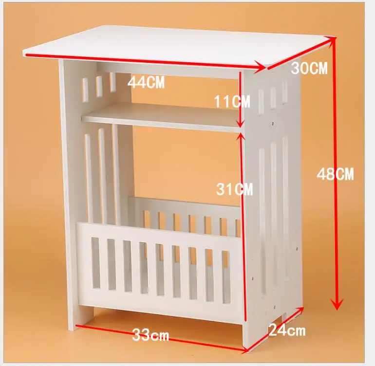 Европейский стиль журнальный столик спальня балкон Досуг журнал хранение домашнего декора стол, столы кабинет для детей-белый
