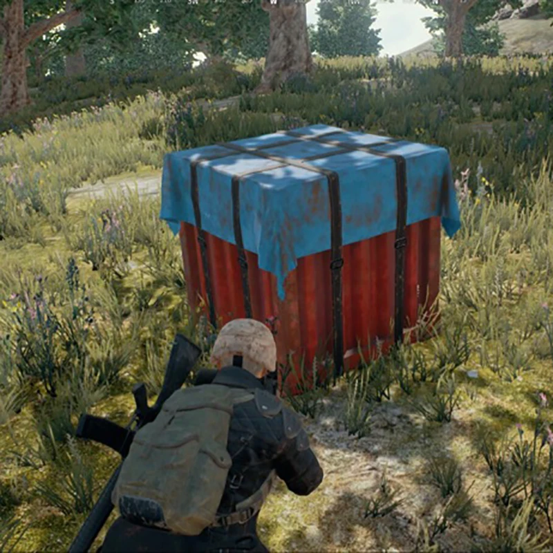 1 шт. пустая Паровая упаковочная коробка подушка для выживания PUBG Playerunknowns Battlegrounds