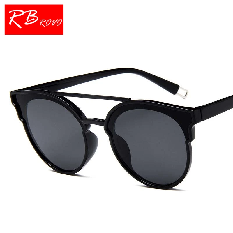 

RBROVO 2018 Plastic Butterfly Sunglasses Women Luxury Vintage Ocean Lens Sun Glasses Classic Outdoor Lunette De Soleil Femme