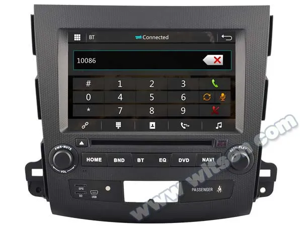 Excellent 8" Special Car DVD for Mitsubishi Outlander 2006 2007 2008 2009 2010 2011 2012 with Tire Pressure Monitoring System Support 1