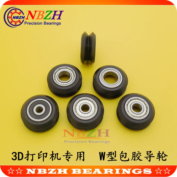 4/5/6/8/9/10 мм W V groove bearing Openbuilds для 3D принтера нейлоновый шариковый подшипник с шкивом