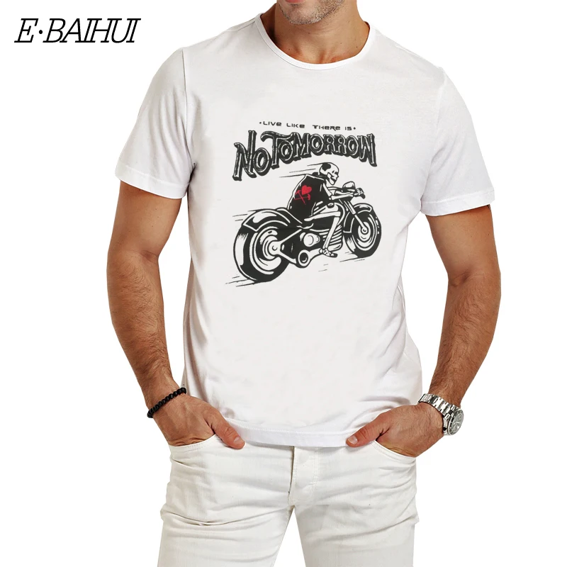 

E-BAIHUI brand Summer style men clothing Fashion Men's tops tees Short Sleeve Tshirt casual T-shirts Swag mens t shirt T007