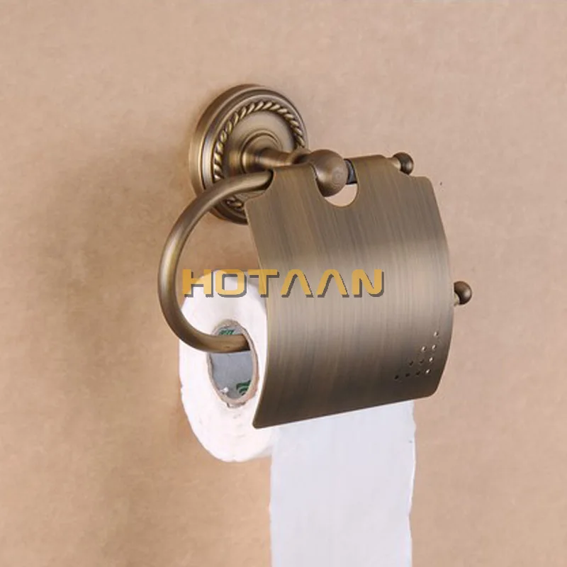 Antique Brass Finish Solid Brass toilet paper holder bathroom accessoreis YT-12292 toilet paper holder