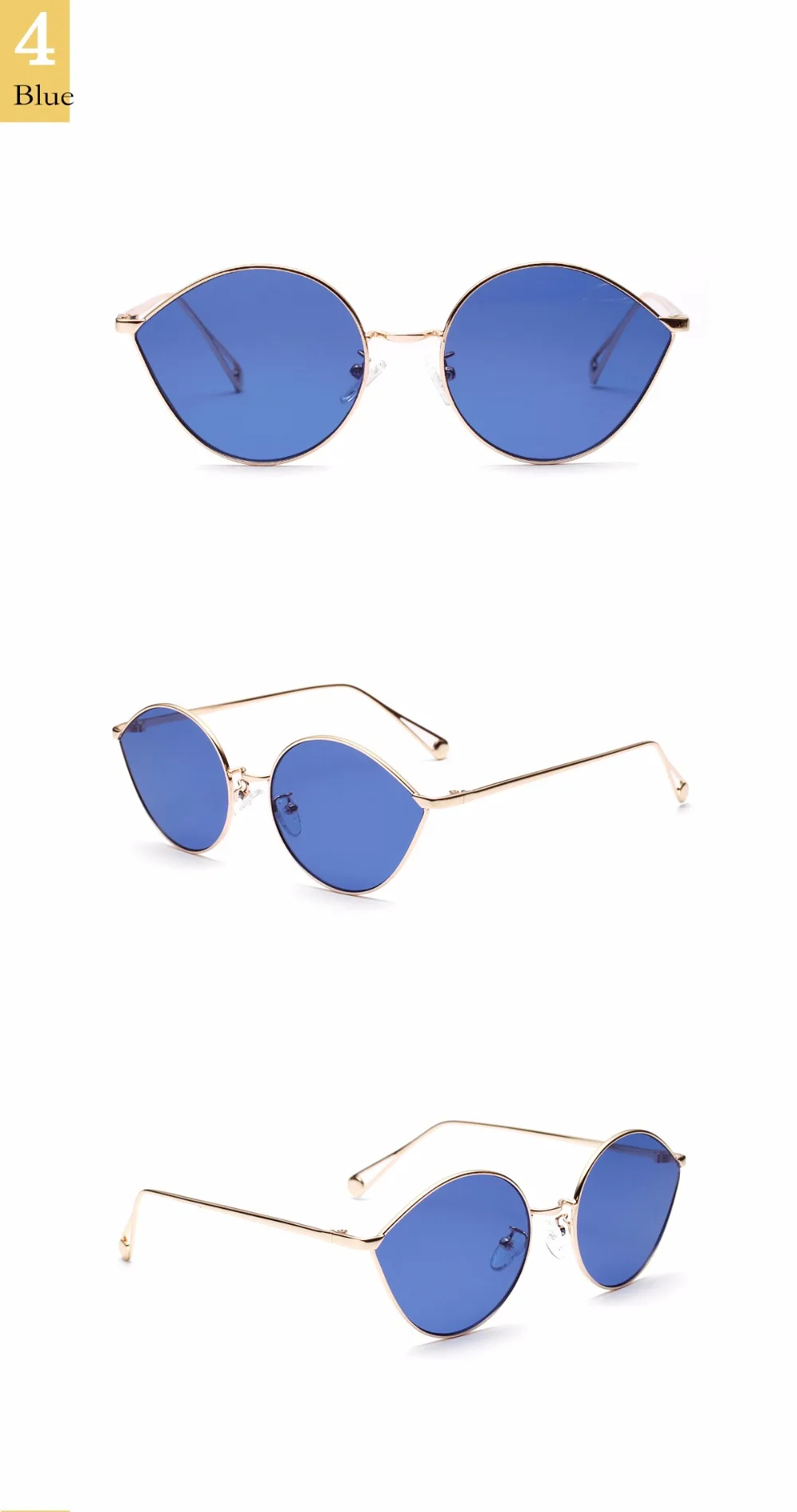 WongZo круглый кошачий глаз модные солнечные очки элегантные красочные прозрачные линзы для мужчин и женщин UV400
